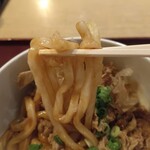 二代目 甚八 - 東京伊勢うどん 肉のせ(麺リフト)
