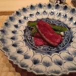 伯雲 - 鴨の藁焼きと万願寺唐辛子の炭火焼き