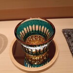 伯雲 - お猪口。あっ、徳利撮りそこねた。。