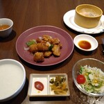 Chuugokuryouri Kouryuu - 酢豚ランチ￥1260 お粥CHOICE