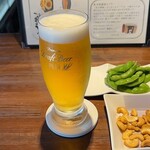 和の燻製 - ビールセット 850円。