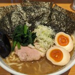 ラーメン 一平家 - らーめん中盛+味玉(230807)