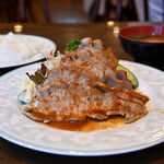 キッチン マカベ - 豚ロース生姜焼き@税込1,485円