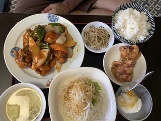 Taiwan Ryouri Rairairai - 鶏肉の黒酢炒め定食