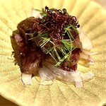 213577981 - ❶和牛たたき紹興酒漬け