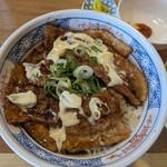 Ganso Butadon'Ya Tonton - 薄バラ豚丼（ご飯少な目）680円