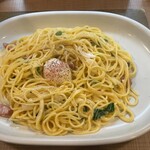 がっつりスパゲッティ 葉ﾟす多家 - 試しに大盛りを注文してみました