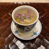 日本料理 かしづき - ホワイトコーンの茶碗蒸し