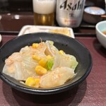 天ぷら ひさご - 定食のサラダ