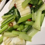 青龍門 - いかと青菜の炒め