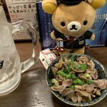 からあげ酒場 ゆうちゃん - リラ「(ΦωΦ)ﾎﾎｫ…これが銀皮ズリさんですか❤️」