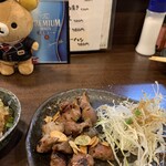 からあげ酒場 ゆうちゃん - パパさんのニンニクいっぱい。明日もクチャイんだろうな…