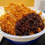 かつや - 味噌カツ丼(竹)759円 とん汁(小)165円