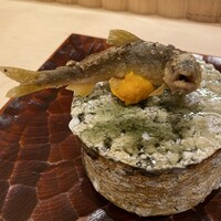 日本料理 かしづき - 鮎素揚げ