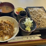 美津田 - アサリ丼もりそばセット