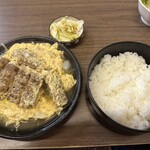 とんかつ 代々木庵 - カツ煮定食