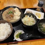 居酒屋 定食 庶 - もつ煮込み定食です。（2023年８月）