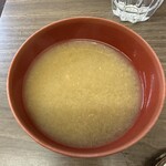 とんかつ 代々木庵 - 定食のしじみ汁