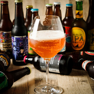 ◆国産クラフトビール常時15種以上！