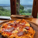 山岡ピザ - イタリアンサラミのピッツァ