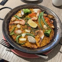 表参道 バッカス - シーフードパエリアランチ　1,210円