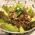 サイフォン - 2013.9 ゴイヌゥア（1,200円）牛生肉のサラダ