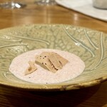 La Stalla - 炭水化物に生クリームとろとろの感じの混ぜて、上にテリーヌ！