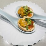 餃子と〆の店 Nood e - 雲丹・いくら・味玉