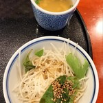 Youmenya Goemon - 和風サラダ、スープ