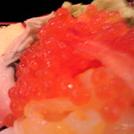 寿司富 - ちらし（いくら）