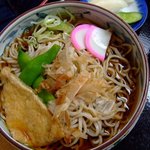 たけとも食堂 - ソースカツどんセット￥１３５０円（蕎麦）