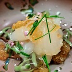 鮨 冨味 - 昆布〆和え物