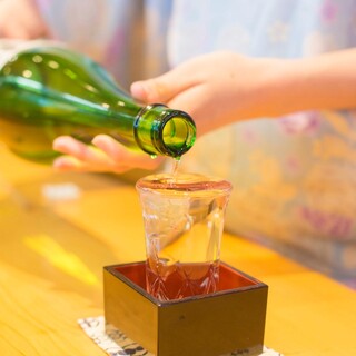 和食に合う辛口の日本酒や本格派ボトルワインなどお飲み物も充実