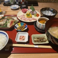対馬のどぐろとイカ活き造り 博多 魚蔵 都ホテル店 - 