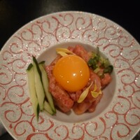 老舗精肉店直送 千種焼肉 飛騨牛の奴隷 千種店 - 飛騨牛ユッケ