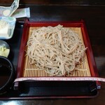 麺棒倶楽部 - せいろそば（細麺）960円　1辺20cm