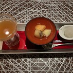 琵琶湖畔 おごと温泉 湯元館 - 夕食　〆のデザート
