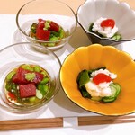 Sushi Taka - おまかせコース　小鉢2品(２人分)