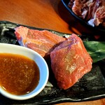 テーブルオーダーバイキング 焼肉 王道 押熊店 - 超厚切りチャックアイステーキ