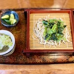 金山庵 - 葉わさび蕎麦　　980円