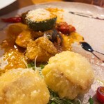 GONZA - 前菜の盛り合わせ:白子のフリット