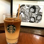 STARBUCKS COFFEE - スターバックスコーヒー 弘前公園前店　「アイスキャラメルマキアート」575円