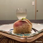 御料理 寺沢 - AKABU SEAと真鯵の棒ずし