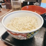 Yoshinoya - 麦飯　並盛