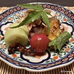 御料理 寺沢 - 旬菜盛合せ