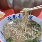元祖長浜屋 - 細麺