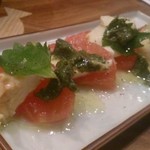 いなせや - 味噌漬けモッツァレラのカプレーゼ