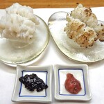 季節料理 みかみ - 鱧の湯引きと炙り