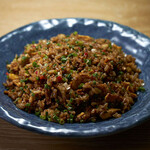 Rich and delicious black fried rice