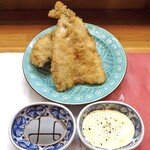 季節料理 みかみ - 岩牡蠣・鱧・鮎のフライ